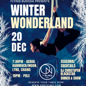 WINTER WONDERLAND: Aerial Hammock/Lyra/Moon/Chains & Pole Student Showcase Performances at ON St. Elmo