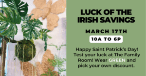 Luck of the Irish Savings