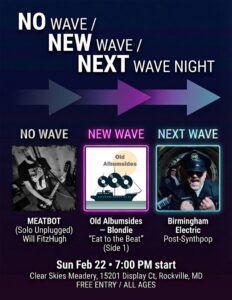 New Wave/Synth Night @ Clear Skies Meadery