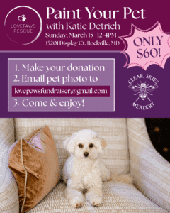 Paint Your Pet with LovePaws @ Clear Skies Meadery