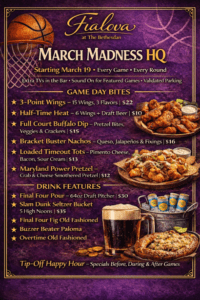 🏀 MARCH MADNESS AT FIALOVA – MARCH 19 – APRIL 6
