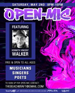 Art and Jam Open Mic and Art Studio Featuring poet Kenneth Vincent Walker
