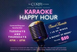 Karaoke at The Corby Kitchen