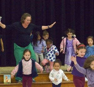 Dancing Our Way Through Books led by Kelly King. Wheaton Family Theatre Series Free Event