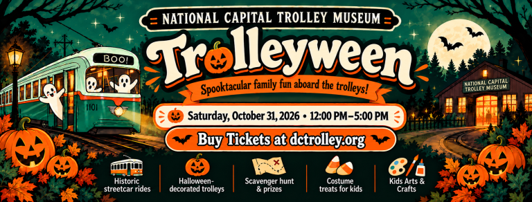 Trolleyween at the National Capital Trolley Museum 768x292
