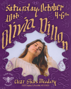 Live Music – Olivia Dillon @ Clear Skies Meadery